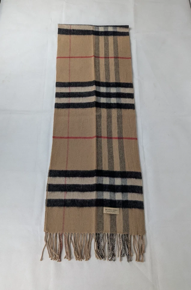 Шарф чек BURBERRY Nova — бежевый клетчатый — ПОДЛИННЫЙ — быстрая доставка. - Изображение 4 из 4