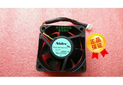   6025 D06T-12B1S1 01A DC12V 0.17A double   6CM cooling fan #qo