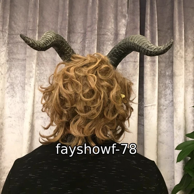 Beauty and the Beast Cosplay Animal Mask 1:1 Latex Helmet Comic Exhibition Props - Image 4 of 4