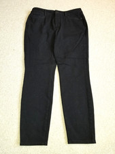 NWOT Womens Jeans-J. JILL DENIM-black strch "Premium-Flex High-Rise Leggings"-12
