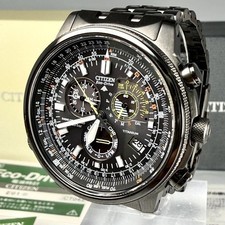 Citizen ProMaster Eco Drive Solar Titanium Watch 45mm Mens wrist 18cm