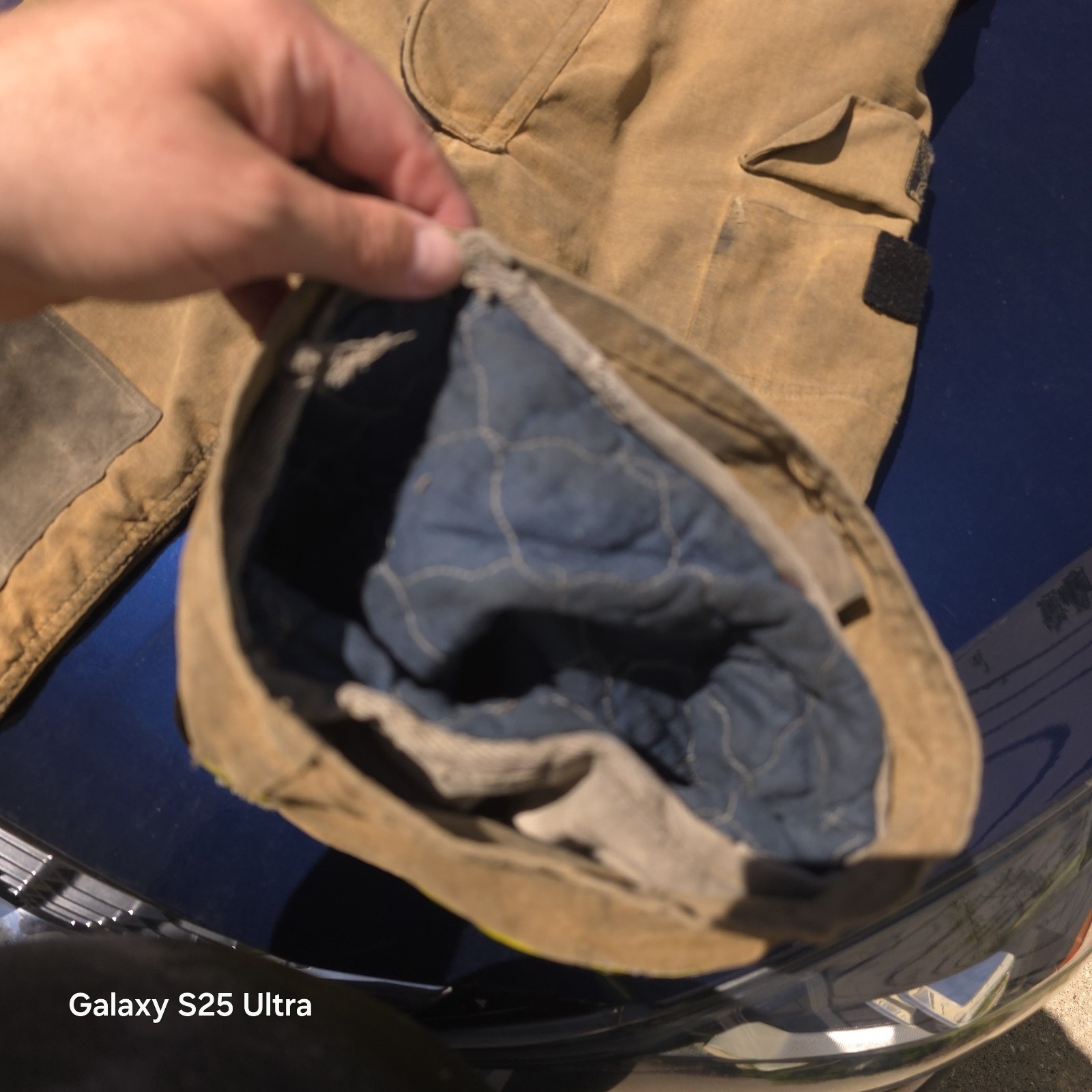 Vintage 40x26 Janesville Tan Firefighter Pants w/ Suspenders Turnout Gear 1986