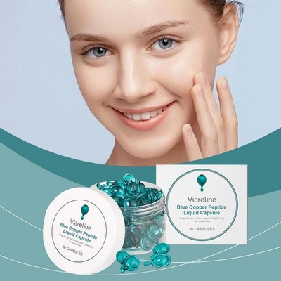 Blue-Copper Peptide Essence Improving and Refining Capsules`'`,. Portable V9I1
