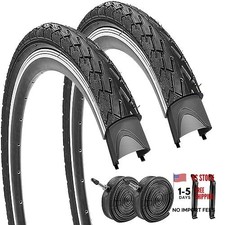 2 Pack 700 Bike Tire 700x23c 700x25c 700x35c-2 Tires With 2 Tubes And 2 Levers