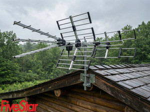 2024 Long Range Yagi Outdoor Antenna 24 Elements 4K UHF VHF ATSC 3 HD Ready