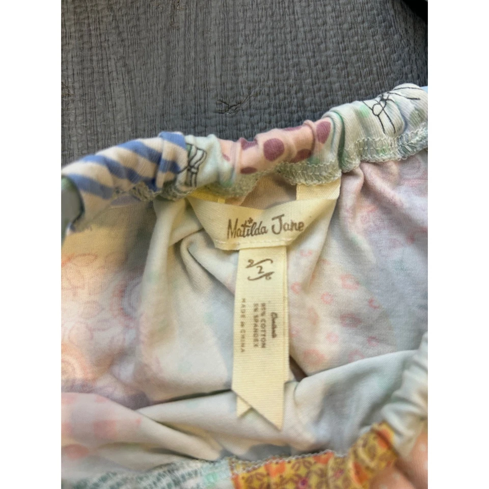 Matilda Jane Happy and Free Up in the Air Hot Air Balloon Dress Size 2 Ruffled - Image 3 of 4