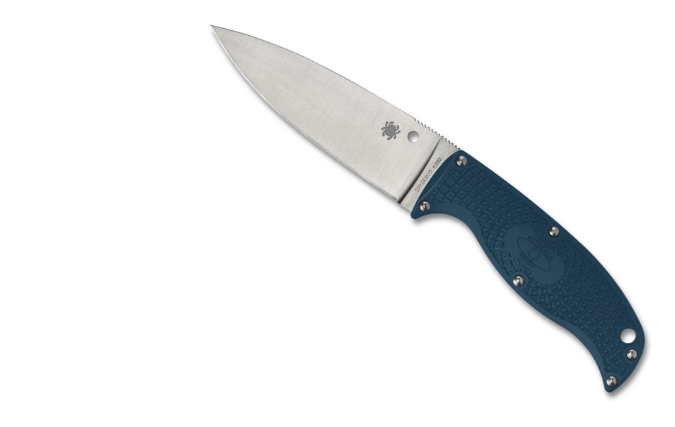 Cuchillo de hoja fija Spyderco Knives Enuff 2 FB31PBL2K390 K390 acero azul FRN Foto 2 de 3