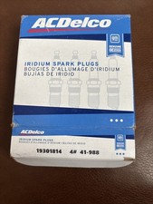 NEW GENUINE GM ACDelco Iridium Spark Plugs 41-988 Set Of 4