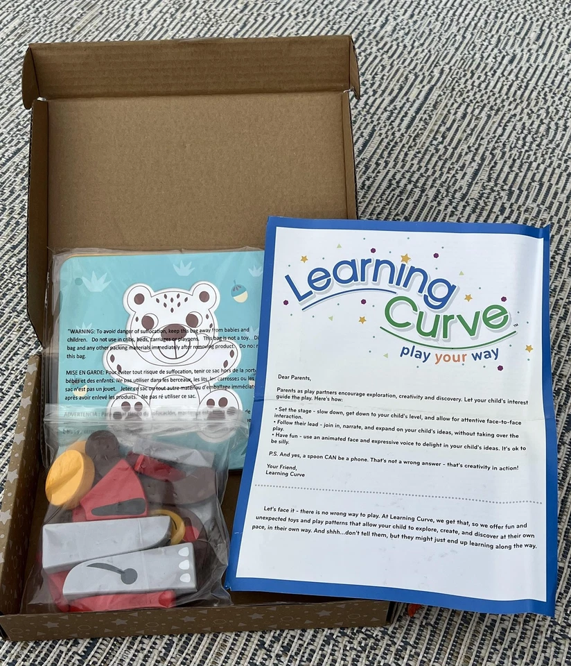 Набор деревянных головоломок с животными Learning Curve TOMY лиса медведь слон возраст 3+ полный - Изображение 3 из 4