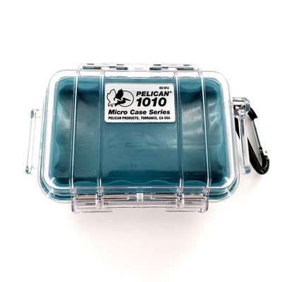 Pelican 1010 Micro Hard Case Waterproof Protective Case Teal Rubber Interior Pad