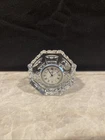 Vintage Waterford Crystal Quartz Clock Octagonal Shape Made in Ireland