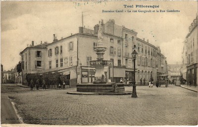 AK Toul Fontaine Curel (1465478)