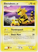 Electabuzz 81/130 Common Diamond & Pearl Pokemon Moderately Played on eBay