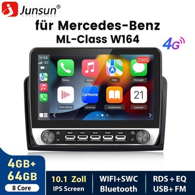 Autoradio Carplay 6+128G GPS Navi Für Benz ML W164 GL GL320 ML350 X164 2005-2012