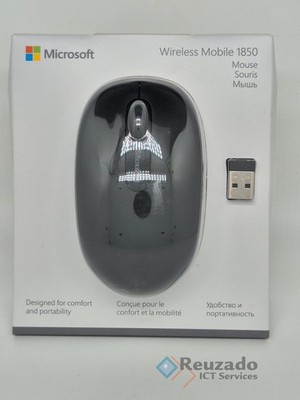 Microsoft Wireless Mobile Mouse 1850 Model 1593 USB Nano Receiver Black