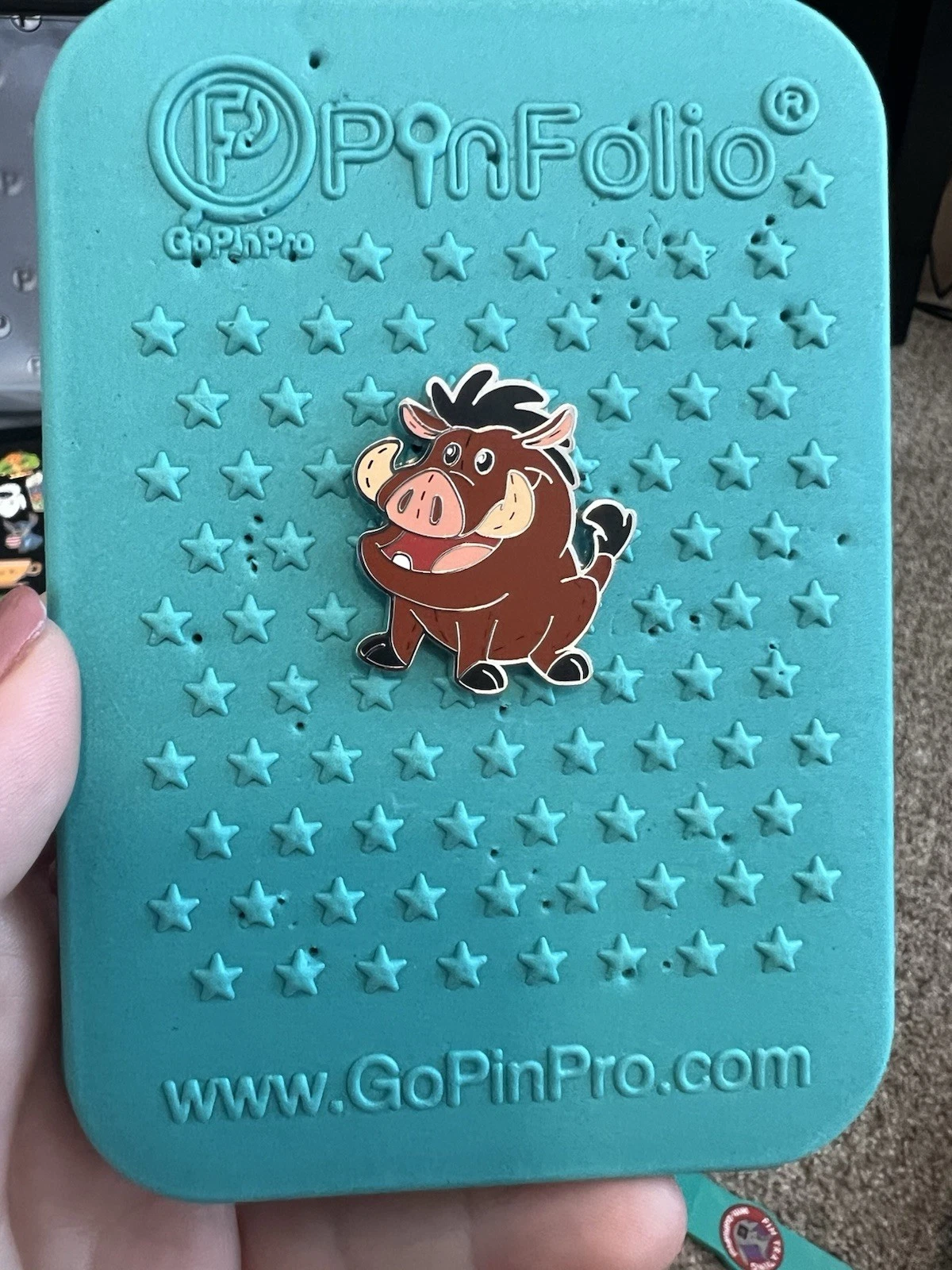 2024 Walt Disney Parks Pumba Pixie Plush Mystery Pin Lion King