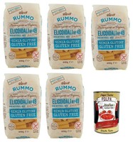 Rummo Pasta Elicoidali N.49 Senza Glutine Nudeln Glutenfrei 5X400G+Polpa 400G