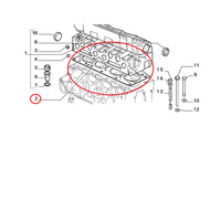 Zylinderkopfdichtung Fiat Panda - Fiorino - Uno Diesel Original 7788641