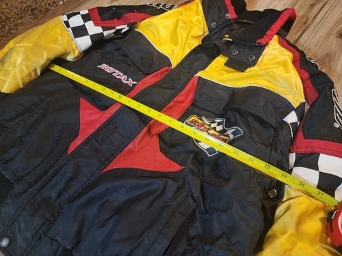 Vintage 90s Skidoo Racing Snowmobile Jacket Mens Size Large Quilted Insulated - Picture 8 of 8