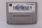 Final Fantasy V 5 SNES SFC Nintendo Super Famicom Japan Region Lock Cartridge