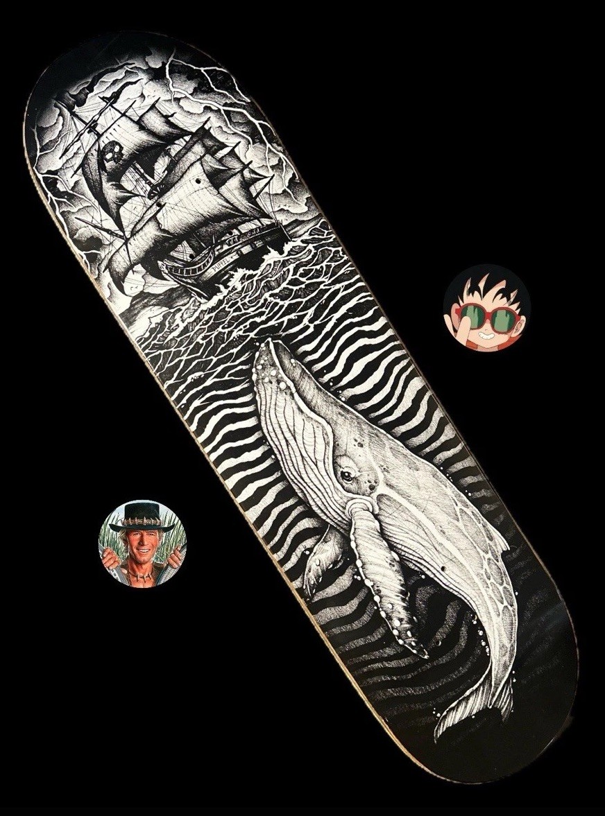 RARE SIGNED Corey Duffel Zero Guest Skateboard Deck Limited
