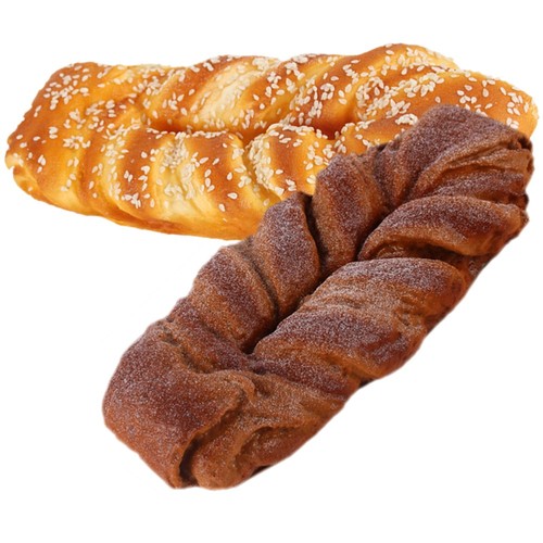 2Pcs Home Party Home Kitchen Fake Chic Bread Photo Prop Decor - 第 12/12 張圖片