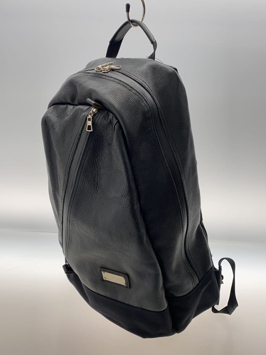 MASTERPIECE Backpack Leather Black Solid Color - image 2