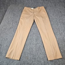 Banana Republic Ryan Pant 8 Camel Tan Nova Fides Italian Wool Blend Straight Leg