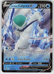 Ice Rider Calyrex V SWSH130 Sword & Shield Black Star Promo