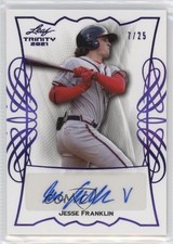 2021 Leaf Trinity Purple 7/25 Jesse Franklin V Jesse Franklin #BA-JF2 Auto 14sd