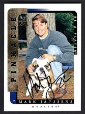1996-97 Pinnacle Be A Player #199 Mark Janssens Autograph