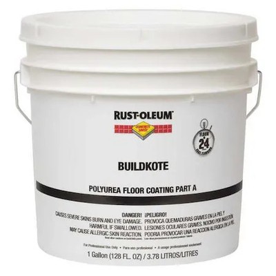 Buildkote 283191 2 Gal. Polyurethane Buildkote, Clear, Solvent Base