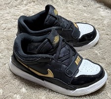 Nike Air Jordan Legacy 312 Negro Blanco Dorado Zapatilla Zapato CD0956-071 Niño Talla 10C