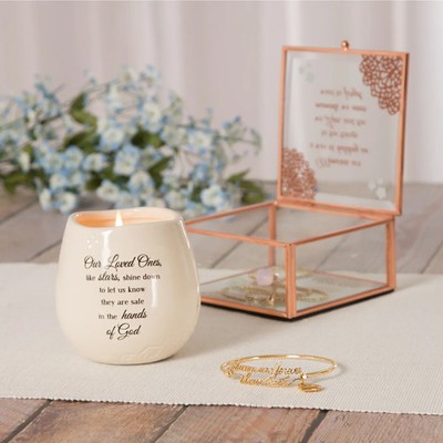 Loved One 8 oz - 100% Soy Wax Candle Scent : Tranquility Ceramic Home Decorative