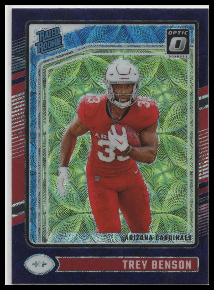 2024 Donruss Optic #293 Trey Benson Purple Scope