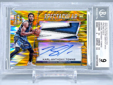 Karl-Anthony Towns 15-16 Panini Spectra RPA Gold 10/10 Timberwolves BGS 9