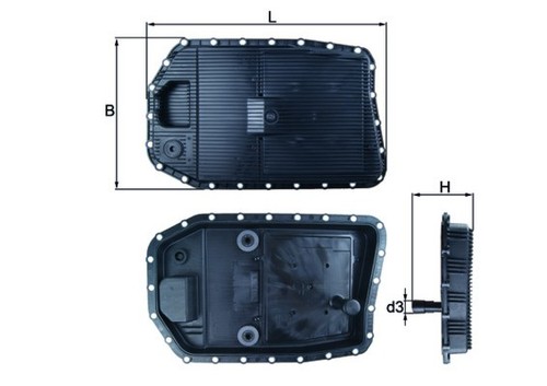 OIL SUMP AUTOMATIC TRANSMISSION HX 154 FOR BMW 3/E91/E90/7/F01/F02/F04/E8/F80 - Picture 2 of 7