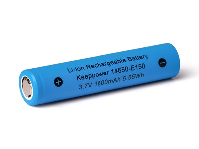 Keeppower 14650 E150   Hochwertige Li-Ion-Zelle 3,6V - 3,7V mit 1500mAh
