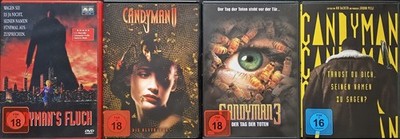 CANDYMAN 1+2+3 + Remake (2021) von Jordan Peele Candy Man 1-4 Uncut FSK18