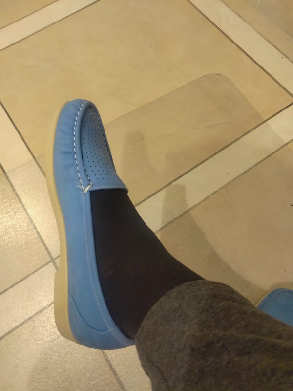 SAS Ladies Loafer Denim Blue Narrow