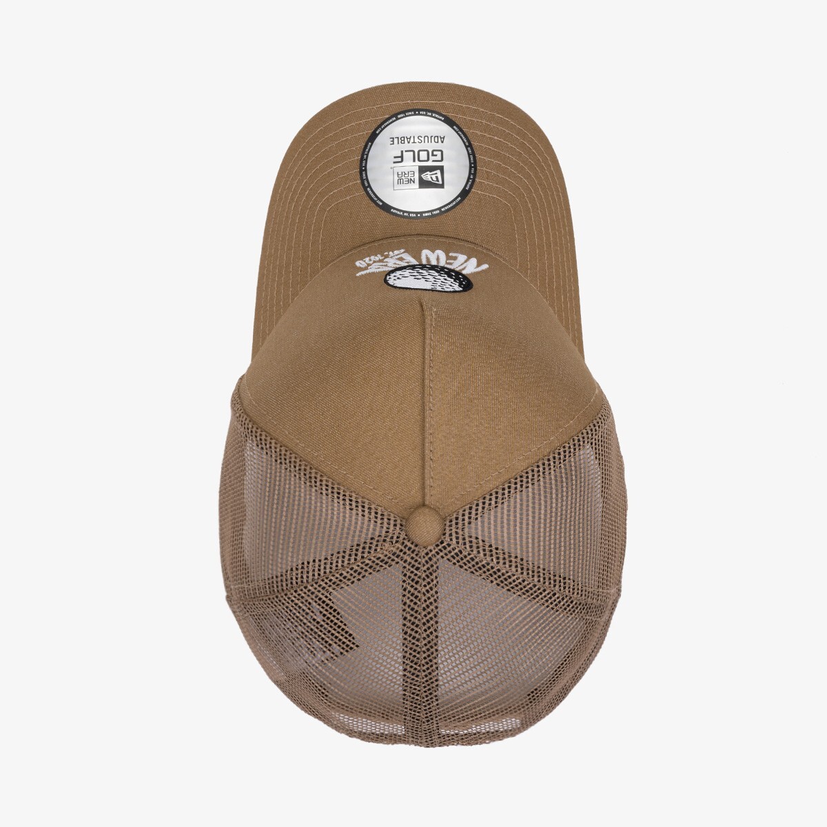 GOLF] New Era SUS Denim A-Frame Trucker Ball Cap, Beige | eBay