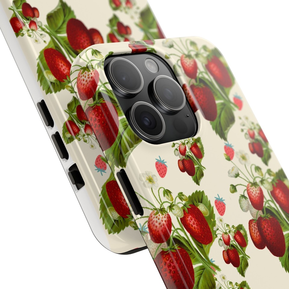 Cute Strawberry Phone Case, Summer Phone Case, Fruit Phone Case, Mom