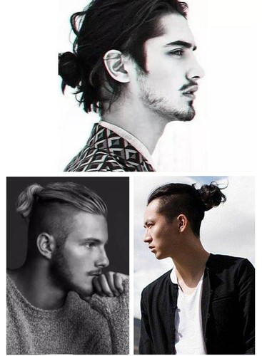 Unsichtbare Echthaarmatte zur Steigerung des Haarvolumens Männer Slicked-Back Haarteil - Bild 1 von 8