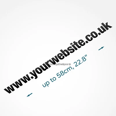 HASTINGSDESIGNER WEBSITE ADDRESS Bike,Car,Van,Shop,Window,Wall,Laptop Vinyl Sign Decal Sticker