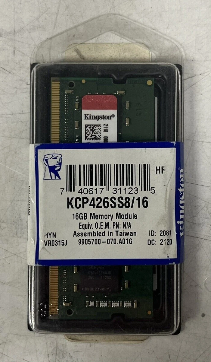 Kingston SO-DIMM 16 GB Computer Memory (RAM) for sale | eBay