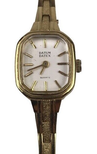 Vintage Datum Datex Gold Quartz Watch