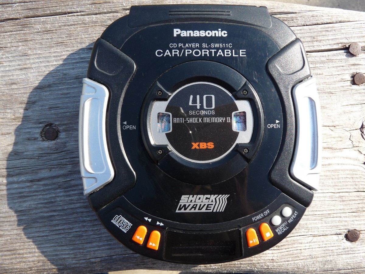 Retro Panasonic SL-SW511C Portable CD Player Discman, Restored