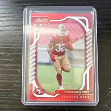 2022 Panini Absolute Rookies Spectrum Red /100 Tyrion Davis-Price #126 Rookie RC