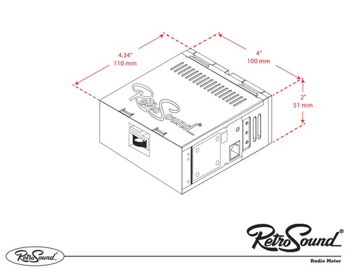 RetroRadio for 1977-83 Jeep CJ5 BT, USB, AM/FM HB-M2-216-37-73J2 - Picture 3 of 6