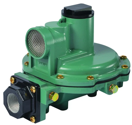 R600 Series Electromechanical Gauge Lp Gas Regulator 1/2 Inch Npt Connection